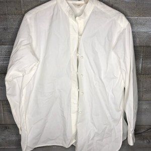 J. Jill medium white kimono button up casual lightweight shirt